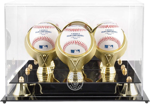 Milwaukee Brewers Golden Classic Three Baseball 2020-Present Logo Display Case