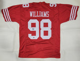 MYKEL WILLIAMS SIGNED AUTOGRAPHED PRO STYLE CUSTOM XL JERSEY BECKETT QR