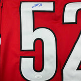 Framed Autographed/Signed Pyotr Kochetkov 35x39 Carolina Red Jersey JSA COA