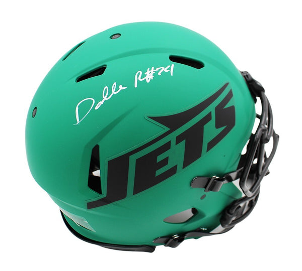 Darrelle Revis Signed New York Jets Speed Authentic Rave NFL Helmet