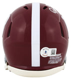 Alabama Dwight Stephenson" 2x National Champs" Signed Speed Mini Helmet BAS Wit