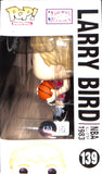 Larry Bird Autographed/Signed Funko Pop! All Star #139 Beckett 42037