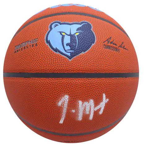 Ja Morant Autographed Wilson Basketball Grizzlies (Smudged) Beckett BJ66984