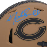 Signed Noah Sewell Bears Mini Helmet