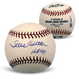 Steve Carlton Autographed Philadelphia Phillies Baseball HOF 94 JSA CM14936