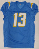 Los Angeles Chargers Keenan Allen Autographed Blue Jersey Beckett QR #W778509