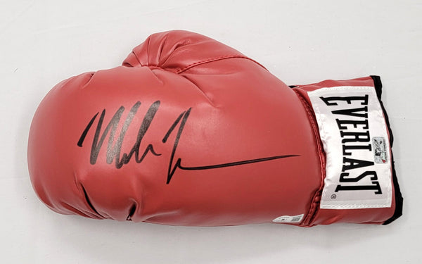 Mike Tyson Autographed Everlast Left Hand Red Boxing Glove Beckett