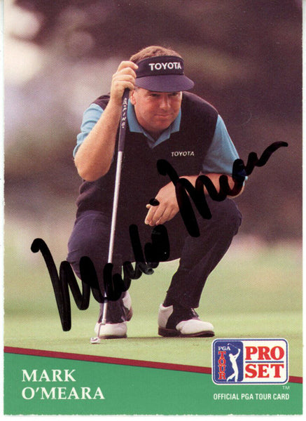 Mark O'Meara Autographed 1991 Pro Set #113 Trading Card Beckett 44884