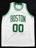 Robert Parish Signed Boston Celtics Jersey (Beckett) 4xNBA Champ 81, 84, 86, 97