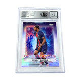 Bradley Barcola Signed 2024-25 Topps Chrome UCC Wonderkids - BGS 10 Autograph