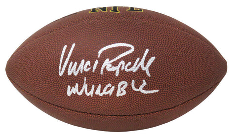 Vince Papale Signed Wilson Super Grip Full Size NFL Football w/Invincible