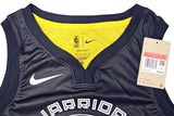 WARRIORS STEPHEN CURRY AUTOGRAPHED BLACK NIKE CITY EDITION JERSEY 48 BECKETT