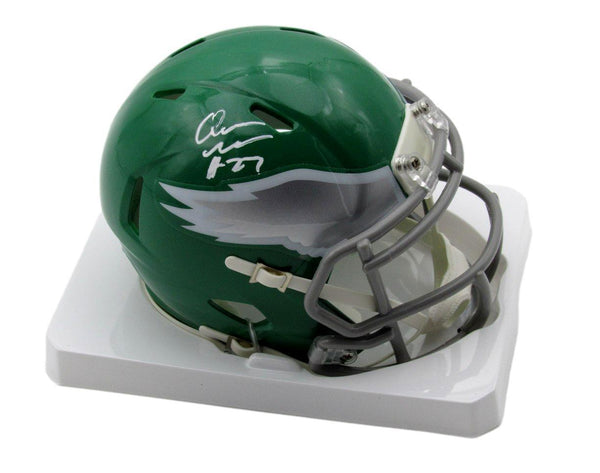 Quinyon Mitchell Signed/Autographed Kelly-Green Mini Helmet Eagles PSA 192756