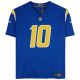 Justin Herbert Autographed LA Chargers Royal Nike Vapor Limited Jersey Fanatics