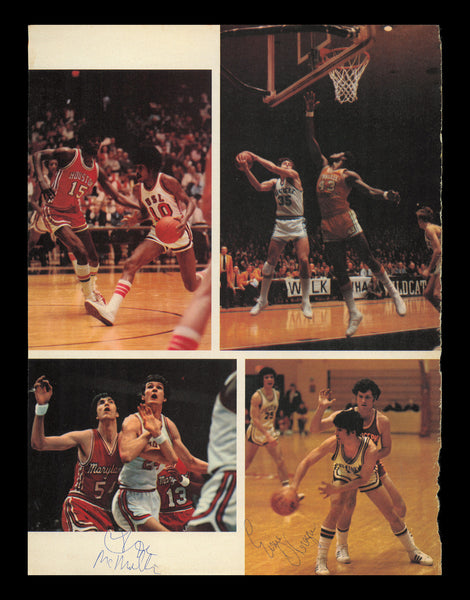 Tom McMillen & Ernie DiGregorio Autographed 8x11 Magazine Photo SKU #238107