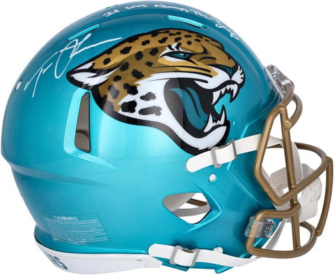 Autographed Trevor Lawrence Jaguars Helmet