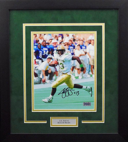 JJ JOE AUTOGRAPHED SIGNED BAYLOR BEARS FRAMED 8x10 PHOTO COA