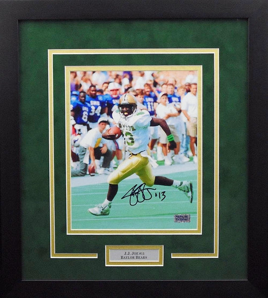 JJ JOE AUTOGRAPHED SIGNED BAYLOR BEARS FRAMED 8x10 PHOTO COA