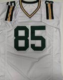 GREG JENNINGS Packers Signed Custom Replica White Jersey AUTO - BAS
