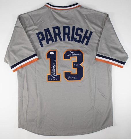 Lance Parrish Signed Detroit Tigers Cooperstown Collection Jersey / JSA COA