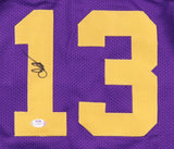 Tari Eason Signed LSU Tigers Jersey (PSA) 2022 Houston Rockets 1st Round Pick