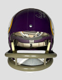 Paul Krause HOF Vikings Signed Full Size TK Helmet Hand Painted PSA/DNA 205139