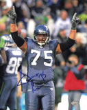 Sean Locklear Autographed Signed 8x10 Photo Seattle Seahawks MCS Holo #63372