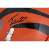 Tee Higgins Autographed Cincinnati Bengals Mini Helmet Beckett Witness 34044