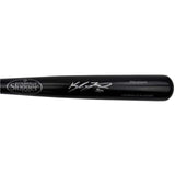 Autographed/Signed Kyle Tucker Black Louisville Slugger Baseball Bat BAS COA