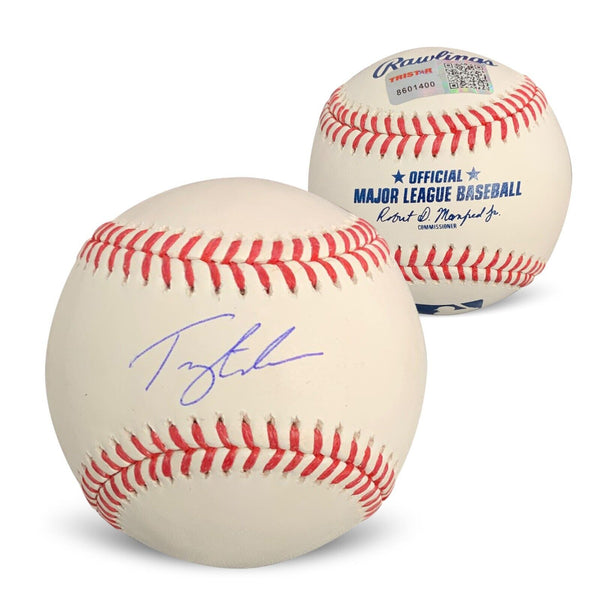Tommy Edman Autographed MLB Signed Baseball TRISTAR COA With UV Display Case