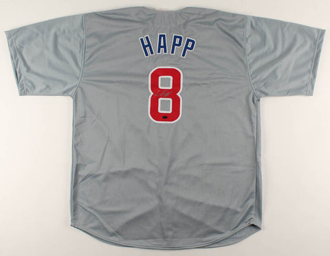 Ian Happ Signed Cubs Jersey (Leaf COA) Chicago's 2015 #1 Pick 2015 MLB Draft