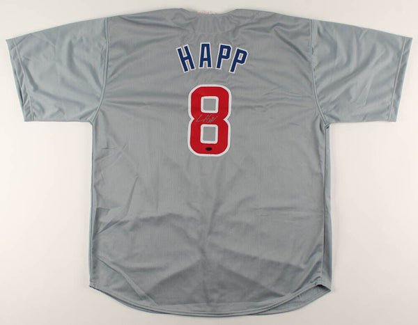 Ian Happ Signed Cubs Jersey (Leaf COA) Chicago's 2015 #1 Pick 2015 MLB Draft