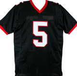 Garrison Hearst Autographed Black College Style Jersey w/All American-Prova