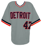 Jack Morris (TIGERS) Signed Grey Custom Baseball Jersey - (JSA Holo)