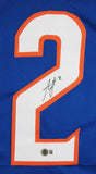 Boise State Ashton Jeanty Authentic Signed Blue Pro Style Jersey BAS Witnessed
