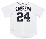Miguel Cabrera Detroit Tigers Signed 2012 Triple Crown Ins Nike White Jersey BAS