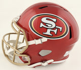 ELIJAH MITCHELL SIGNED SAN FRANCISCO 49ERS FLASH SPEED REPLICA HELMET BECKETT
