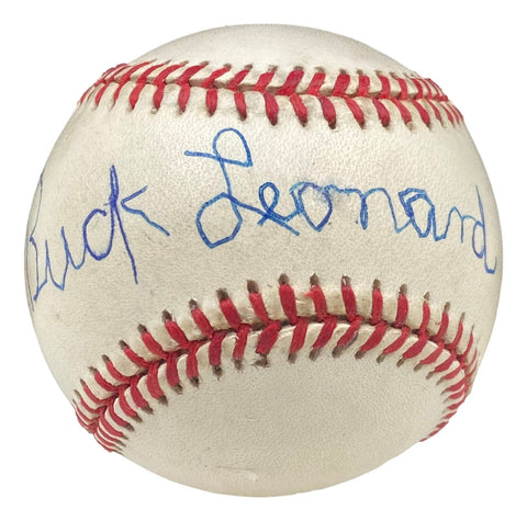 Buck Leonard Signed Official National League Baseball BAS BK76776