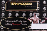 Manny Pacquiao Signed 8x10 Photo (Pacquiao COA) BWAA "Fighter of the Decade"2000