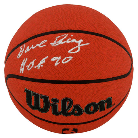 Dave Bing Signed Wilson Indoor/Outdoor NBA Basketball w/HOF'90 - (SCHWARTZ COA)