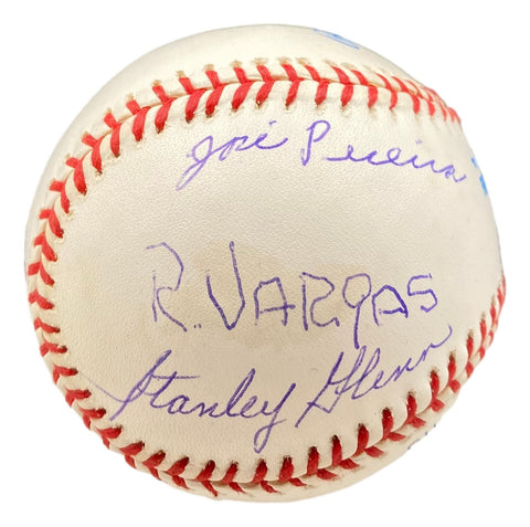 Negro League Legends Multi Signed Baseball 5 Signatures BAS AC22620