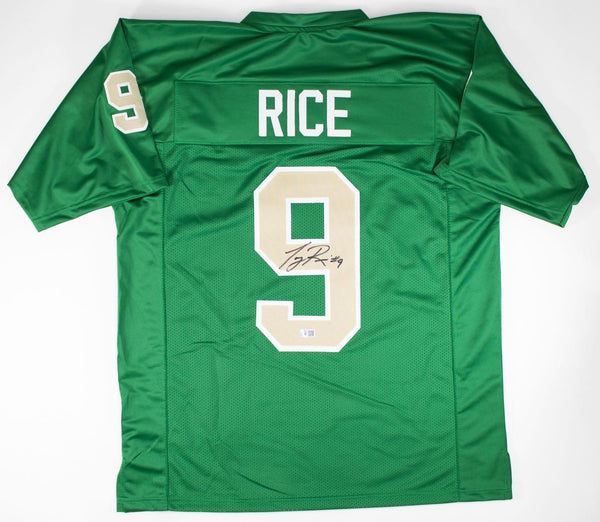 Tony Rice Signed Notre Dame Fighting Irish Jersey (GTSM) 1988 National Champ/ QB