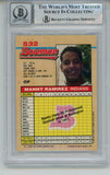 Manny Ramirez Signed 1992 Bowman #532 10 auto Trading Card Slab Beckett 57103