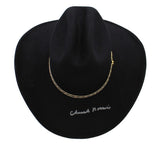 Chuck Norris Signed Authentic Black Cowboy Hat