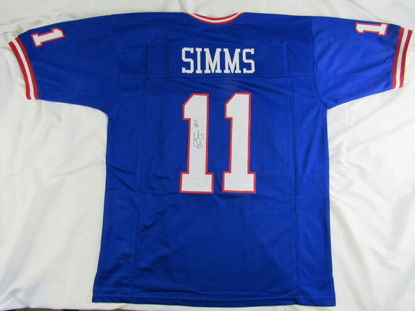 Phil Simms Signed New York Giants Jersey (JSA) 2xSuper Bowl Champion Q.B.