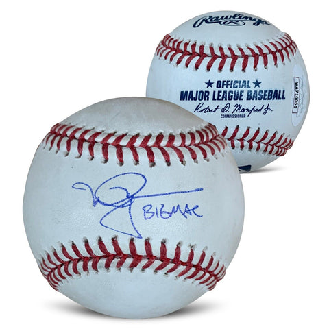 Mark McGwire Autographed MLB Signed Baseball BIG MAC JSA COA With UV Case DIRTY