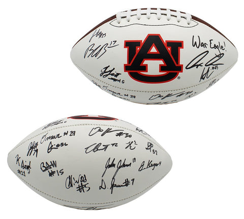 Jo Simmons Cole Best Signed Auburn Tigers 26 Starting Offense Nike 24/7 Football