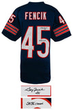 Gary Fencik Signed Navy Custom Football Jersey w/SB XX Champs - (SCHWARTZ COA)