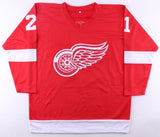 Adam Oates Signed Detroit Red Wings Jersey (JSA COA) Playing career 1985-2004