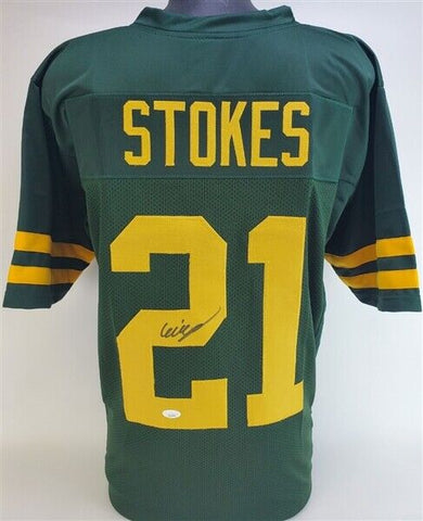Eric Stokes Signed Green Bay Packers Jersey (JSA COA) 2021 1st Rnd Draft Pick DB